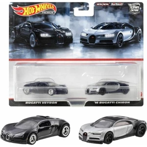 Bugatti Veyron and '16 Bugatti Chiron 1:64 by Hotwheels Premium (2021) - Picture 1 of 1