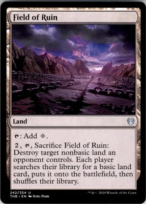 Theros Beyond Death #242 Field of Ruin - Image 1 of 2