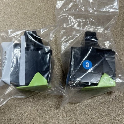 Lexmark 801HC High Yield Cyan Toner Cartridges Set of 2 Open Box Never Used READ - Image 1 of 4