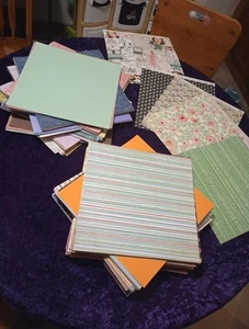 scrapbooking paper big lot of over 550 pages of all sorts and variety... - Picture 1 of 11