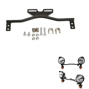 Black Passing Light Bar For Suzuki Intruder Volusia VS VL 800 1400 1500 Marauder - Picture 1 of 8