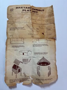 Marx Daktari Jungle Play Set Montageanleitung Papieranleitung P-1843 - Bild 1 von 14