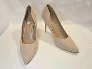Nordstrom Abound Größe 12M hautfarben beige Wildlederimitat-Pumps 4,25" Stiletto-Absatz  - Bild 1 von 10