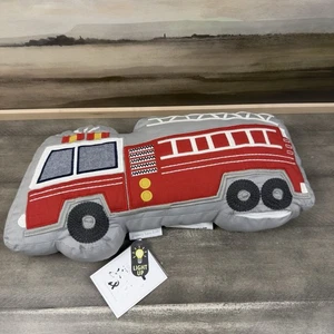 Pottery Barn Kids Firetruck Light-Up Throw Pillow Only WO/battery Pack Cover OB - Picture 1 of 11