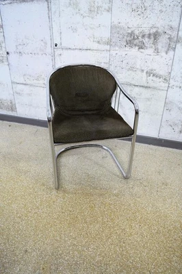 60er 70er Jahre Gastone Rinaldi Chrom Esszimmerstuhl, Stuhl. - Bild 1 von 4