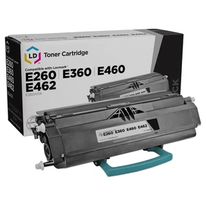 LD E260A11A Black Laser Toner Cartridge for Lexmark E260 E360dtn E460dtn E462dtn - Picture 1 of 9