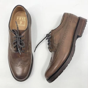 Frye Mujer James Longwing Punta de Ala Derby Oxford Zapato Whisky NUEVO Talla 7.5B - Imagen 1 de 7