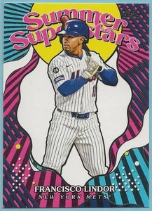 2025 Topps Series Two #SS-27 Francisco Lindor Mets Summer Superstars - Foto 1 di 2