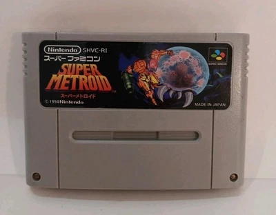 Super Metroid Nintendo Super Famicom SFC Japanese Import US SELLER Tested  - Image 1 of 4