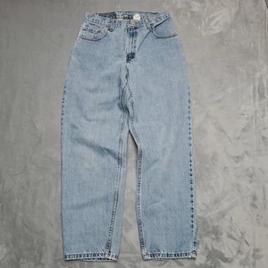 VTG Levis 570 Jeans Mens 29x32 Baggy Fit Denim 100% Cotton Made in USA Y2K 90s - Picture 1 of 15