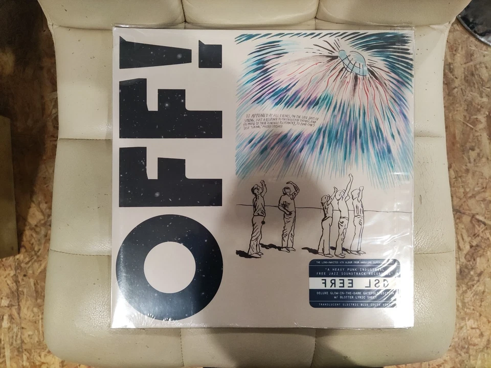 OFF!  Free LSD, Deluxe Edition, Blue Translucent, Glow in the Dark Vinyl Neu OVP - Bild 1 von 3