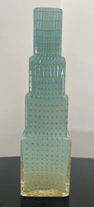 Kosta Boda Metropole Wolkenkratzer Bertil Villien - signierte Vase Skulptur 12 Zoll - Bild 1 von 4
