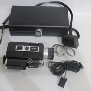 Minolta Super 8 Autopak-8 D4 Movie Film Camera with Case Working Condition DkRm - Picture 1 of 11