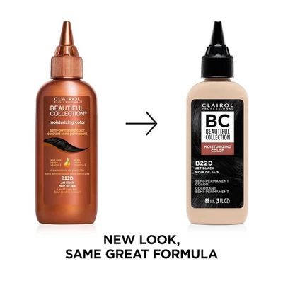 Clairol Professional Beautiful Collection, Moisturizing Color, Jet Black (E448) - Image 1 of 4