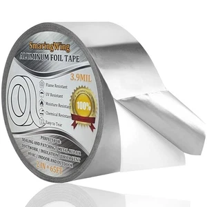 Duct Tape Heavy Duty Waterproof Premium Aluminum Foil Tape 2"*65Feet3.9mil Si... - Picture 1 of 7