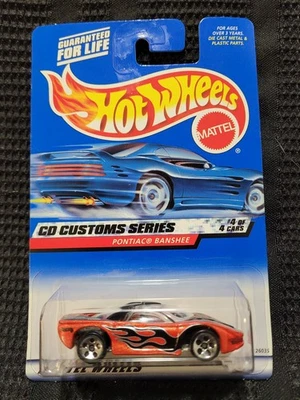 Pontiac Banshee 1990 cupé Hot Wheels. Raro, ¡VHTF! '00 CD Customs Series #4 de 4. Foto 1 de 4