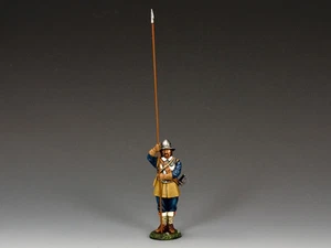 PnM006B Standing Pikeman (realista) de King & Country - Imagen 1 de 2
