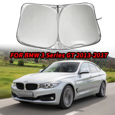 Car Windshield Sun Shade Foldable Cover Fits BMW 3 Series 330i/340i GT 2014 - Imagem 1 de 4