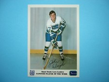 1972/73 ROYAL BANK LEO'S LEADERS VANCOUVER CANUCKS NHL PHOTO JOHN WRIGHT SHARP!!