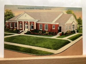 Mississippi Civic Center: Hattiesburg, MS: - Vintage Postcard - Picture 1 of 3