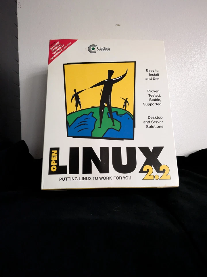 Juego de caja original Open Linux 2.2 1999 Foto 1 de 4