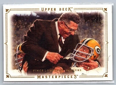 2008 Upper Deck Masterpieces Vince Lombardi #86 Green Bay Packers - Image 1 of 2