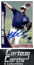 Anthony Carter 2011  Choice International League  #04 TTM/IP Signed Autographed