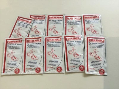 RELIANCE MEDICAL BurnShield Gel Antidolorifico 3,5g per Ustioni BurnScold o Scottature Quantità x 10