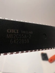 OKI M82C55A-2 (6422B59) Programmable Peripheral Interface Chip (X) - Picture 1 of 8