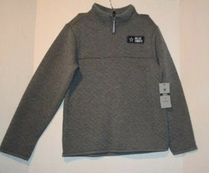 NFL Dallas Cowboys Gray Light weight 1/4 Zip Pullover Jacket Girls SIze M-L NWT - Picture 1 of 6