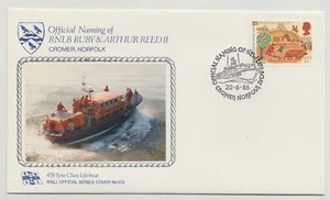RNLI Lifeboat Official Series Cover No 133 Official Naming Ruby & Arthur Reed II - Picture 1 of 1