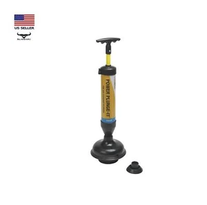 Cobra 300 Power Plunge-It Air & Water Powered Toilet Plunger Drain Clog Remover - Picture 1 of 12