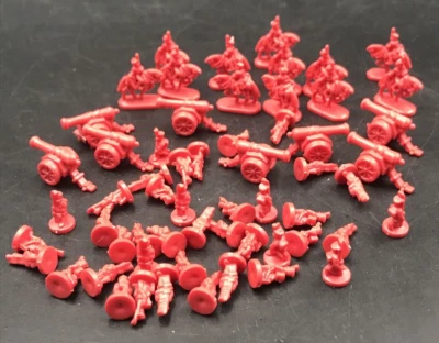 Juego de mesa Risk 1999 repuesto 59 piezas de juego rojo Foto 1 de 4