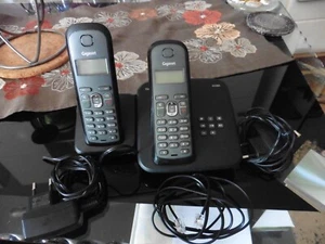 Gigaset AS28 H Mobilteil Festnetztelefon DECT Anrufbeantworter+ AS285 mit Ladest - Photo 1/8