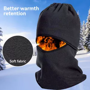 Winter Windproof Thermal Fleece Neck Warm Balaclava Ski Snow Full Face Mask Hat - Picture 1 of 7