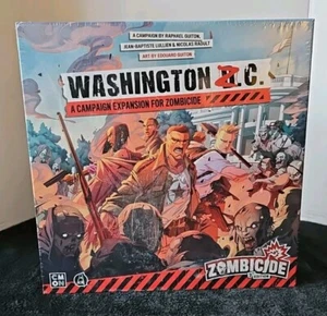Cool Mini Or Not Zombicide 2nd Edition Washington ZC Expansion Complete SEALED. - Picture 1 of 7