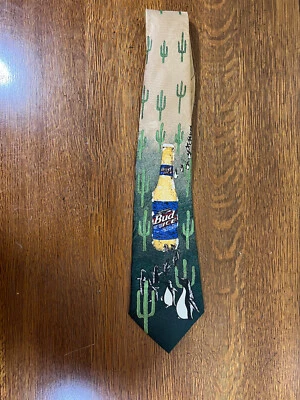 Винтажный кактус Budweiser Bud Ice Tie 1996 Penguins - Изображение 1 из 4