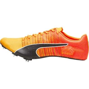 Puma evoSpeed Future Faster + 4 Running Spikes Orange Sprint Athletics PB Shoes - Picture 1 of 8