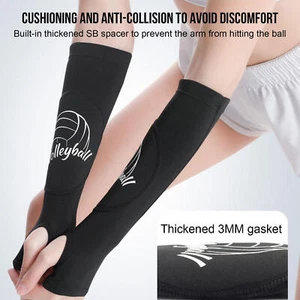 Volleyball Arm Guards Sleeve Elbow Guards Protector Soft Training Wrist Guard - Picture 1 of 12