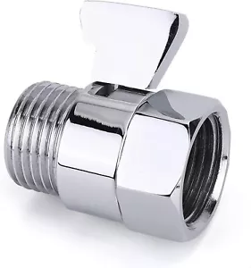 Shower Shut off Valve Shower Head Flow Restrictor Shower Flow Control Valve Bras - Picture 1 of 2