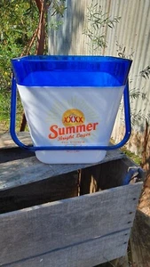 AS NEW XXXX SUMMER BEER LAGER ICE BUCKET BLUE HANDLE PROMO - Picture 1 of 7