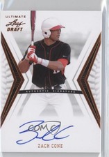 2012 Leaf Ultimate Draft Zach Cone #BA-ZC1 Auto