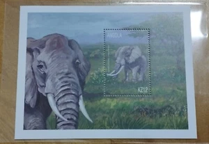 非洲安哥拉大象邮票 Africa Angola Elephant Gajah Miniature Stamp MS Mint - Picture 1 of 8