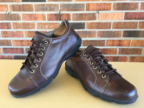 Timberland 52549 Oxford uomo 6 occhielli casual in pelle marrone con lacci USA 7 5 M G34 (4