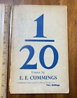 EE Cummings 1/20 One Over Twenty Edition Number 2 Roughton London book poetry