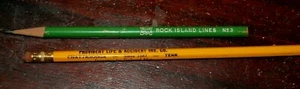ROCK ISLAND LINES No3 Y SEGURO para FERROCARRIL HOMBRE Chattanooga TN Lápices de Plomo - Imagen 1 de 2