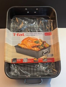 T-Fal 11" x 15" Roaster With Rack Non-Stick Pan Tray Brand New - Picture 1 of 10