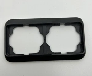 Busch Jaeger Alpha nea 2-fach Waagerecht Rahmen f Schalter Basalt Schwarz Glanz - Bild 1 von 1