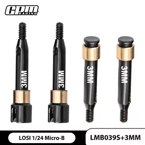 GPM Carbon Steel Front & Rear Drive Shafts +3mm Wide LOSI 1/24 Micro-B / Micro-T - Picture 1 of 2