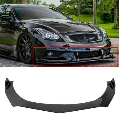 Carbon Look Front Bumper Lip Splitter Spoiler Body For Infiniti G37 Coupe Sedan Foto 1 de 4